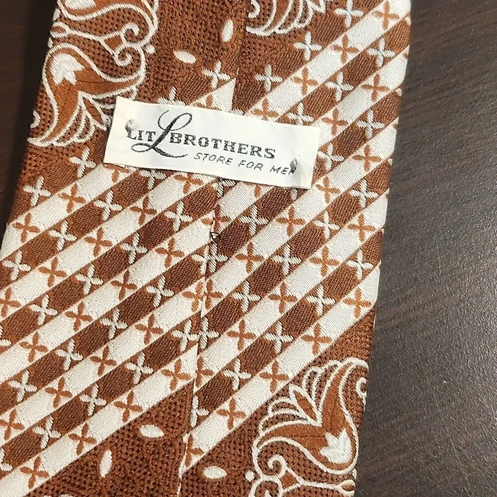 Lit brothers polyester necktie